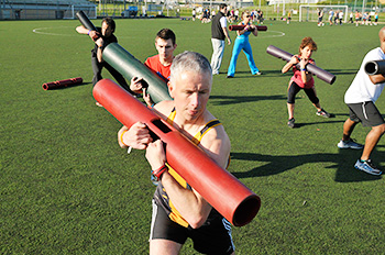 Small group training using ViPR